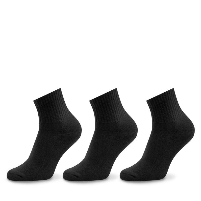 Комплект 3 чифта къси чорапи мъжки Vans Classic Ankle VN000FV7BLK1 Черен цвят на ниска цена