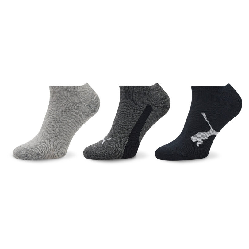 Комплект 3 чифта къси чорапи унисекс Puma 907960 01 Цветен цвят на ниска цена