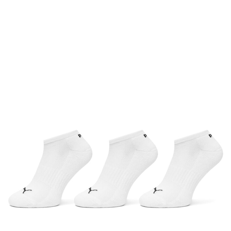 Комплект 3 чифта къси чорапи унисекс Puma 938626 Бял цвят на ниска цена