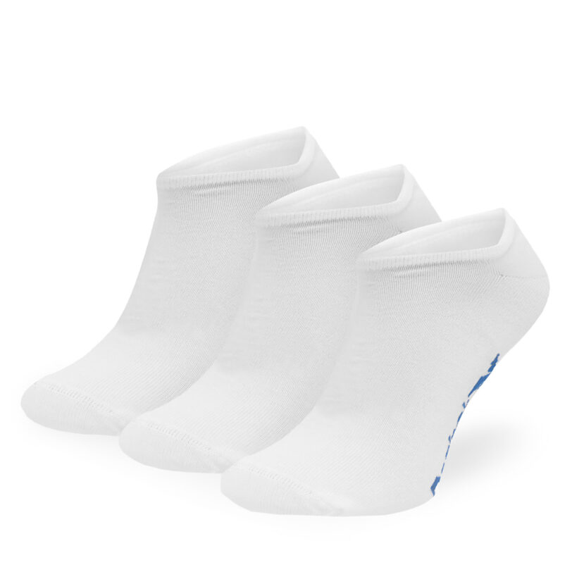 Комплект 3 чифта къси чорапи унисекс Reebok R0253-SS24 (3-pack) Бял цвят на ниска цена