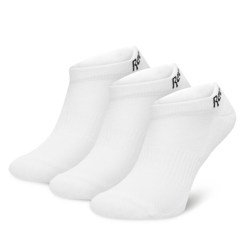 Комплект 3 чифта къси чорапи унисекс Reebok R0356-SS24 (3-pack) Бял цвят на ниска цена