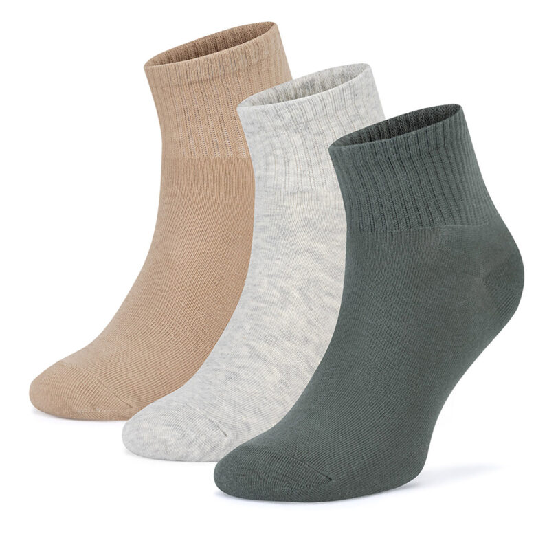 Комплект 3 чифта къси чорапи унисекс Sprandi 0UB-004-AW24 (3-PACK) Цветен цвят на ниска цена