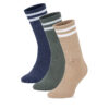 Комплект 3 чифта къси чорапи унисекс Sprandi 0UB-006-AW24 (3-PACK) Цветен цвят на ниска цена