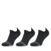 Комплект 3 чифта къси чорапи унисекс Under Armour 1387052 Черен цвят на ниска цена