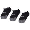 Комплект 3 чифта къси чорапи унисекс Under Armour Heatgear No Show Sock 1346755-001 Черен цвят на ниска цена