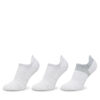 Комплект 3 чифта къси чорапи унисекс Under Armour UA ArmourDry® Run 1386237 Бял цвят на ниска цена