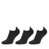 Комплект 3 чифта къси чорапи унисекс Under Armour UA ArmourDry® Run 1386237 Черен цвят на ниска цена