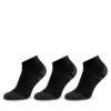 Комплект 3 чифта къси чорапи унисекс Under Armour Ua Performance Tech 3Pk Low 1379504-001 Черен цвят на ниска цена