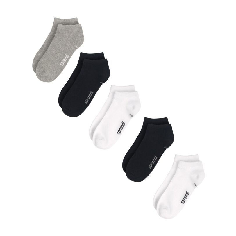Комплект 5 чифта къси чорапи дамски Sprandi 0WB-003-AW23 (5-pack) Цветен цвят на ниска цена