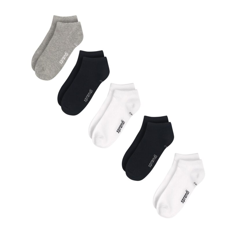Комплект 5 чифта къси чорапи унисекс Sprandi 0MB-001-AW23 (5-pack) Цветен цвят на ниска цена