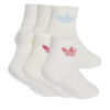 Комплект 6 чифта дълги чорапи детски adidas Kids Sock 6Pp JC8541 Бял цвят на ниска цена