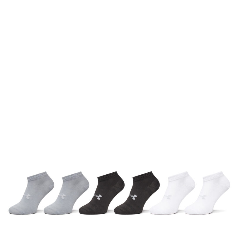Комплект 6 чифта къси чорапи унисекс Under Armour Unisex UA Essential 6pk Low 1386239-002 Цветен цвят на ниска цена