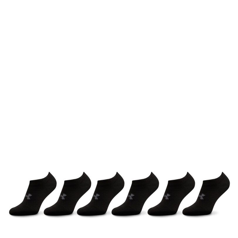 Комплект 6 чифта терлик унисекс Under Armour Ua Essential No Show 6Pk 1382611-001 Черен цвят на ниска цена