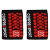 Комплект ленти за ръка Compressport Sweatbands 3D.Dots WSTV2 Черен цвят на ниска цена
