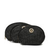 Комплект несесери Beverly Hills Polo Club BHPC-U1-007-SS25 (3-pack) Черен цвят на ниска цена