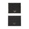 Комплект портфейл и калъф за карти Emporio Armani Y4R237 Y138E Черен цвят на ниска цена