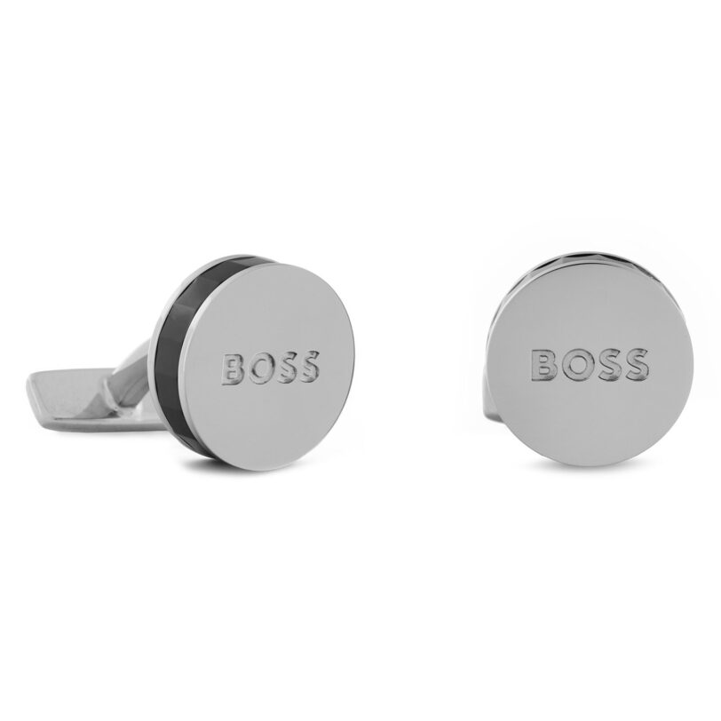 Копчета за ръкавели BOSS 50538539 Сребрист цвят на ниска цена