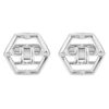 Копчета за ръкавели PHILIPP PLEIN Plein Icon PJ9AA10CU Сребрист цвят на ниска цена