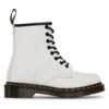 Кубинки Dr. Martens 1460 Smooth 11822100 Бял цвят на ниска цена