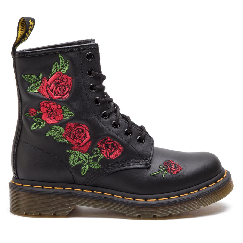 Кубинки Dr. Martens 1460 Vonda 24722001 Черен цвят на ниска цена