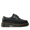 Кубинки Dr. Martens 1461 Metal Plate 31684001 Черен цвят на ниска цена