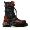 Кубинки NEW ROCK M-107-S1 Черен цвят на ниска цена