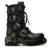 Кубинки NEW ROCK M-107-S2 Черен цвят на ниска цена