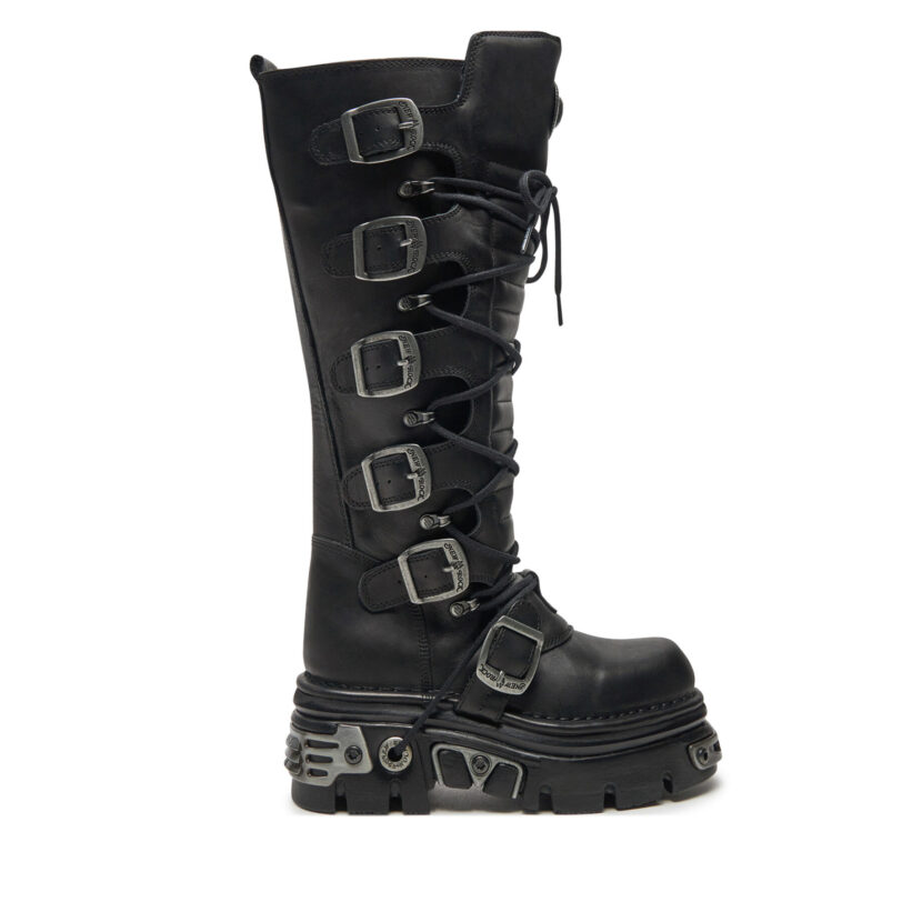 Кубинки NEW ROCK M-272-S1 Черен цвят на ниска цена