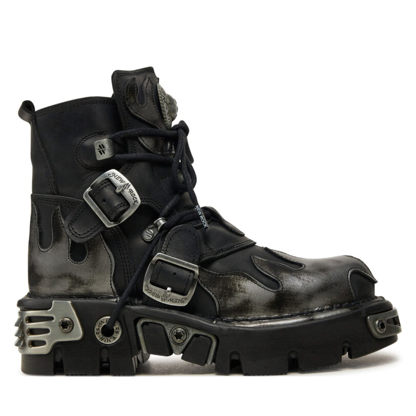 Кубинки NEW ROCK M-288-S2 Черен цвят на ниска цена