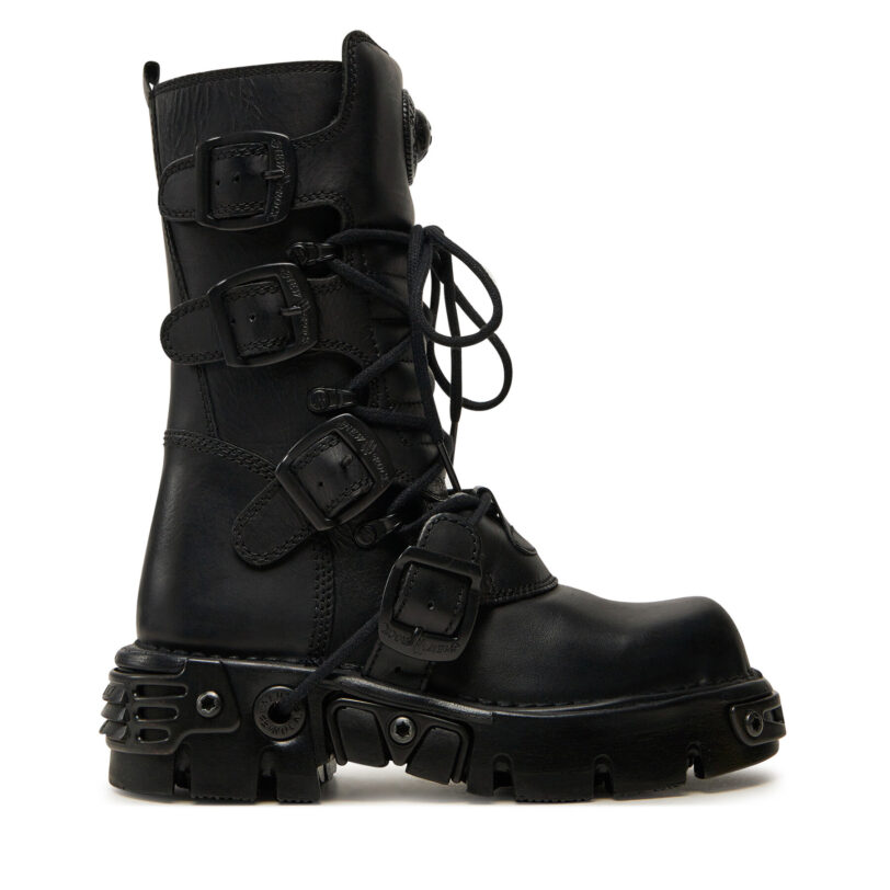 Кубинки NEW ROCK M-373-S18 Черен цвят на ниска цена