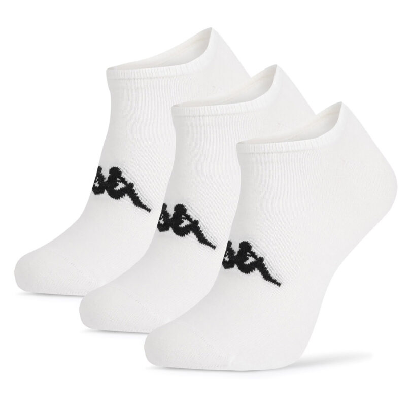 Къси чорапи Kappa Z4441 AW24 (3-PACK) Бял цвят на ниска цена