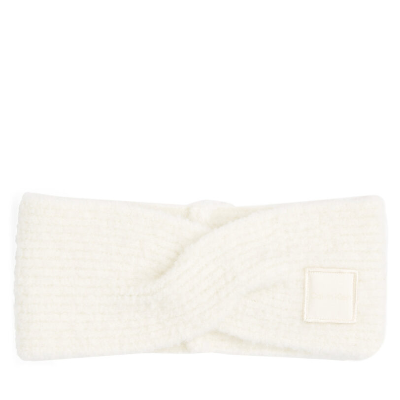 Лента за глава Calvin Klein Modern Patch K60K612694 Екрю цвят на ниска цена