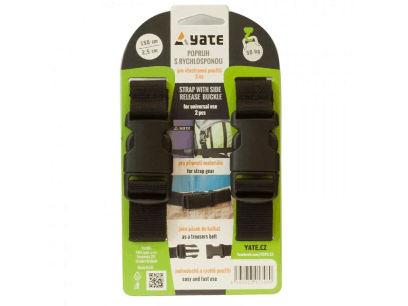 Ленти с катарама YATE 2.5x150 см - 2 броя на ниска цена