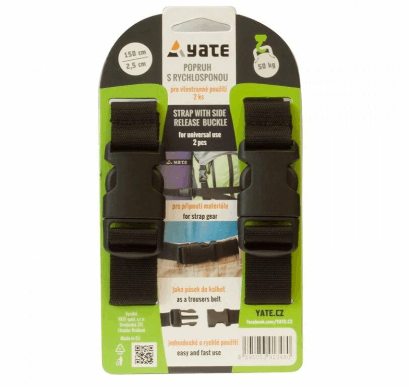 Ленти с катарама YATE 2.5x150 см - 2 броя на ниска цена