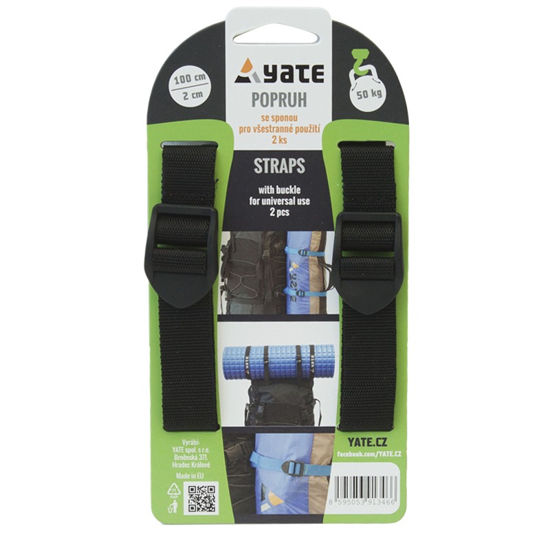 Ленти с катарама YATE 2x100 см - 2 броя на ниска цена
