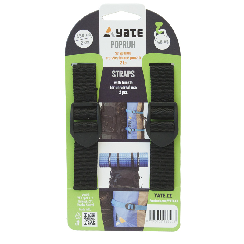 Ленти с катарама YATE 2x150 см - 2 броя на ниска цена