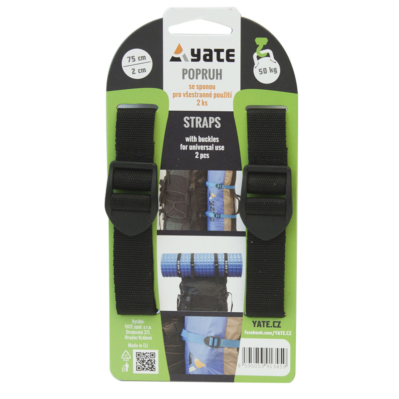 Ленти с катарама YATE 2x75 см - 2 броя на ниска цена