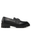 Лоуфъри Calvin Klein Jeans Flatform Loafer Hw Mg Lth YW0YW01682 Черен цвят на ниска цена