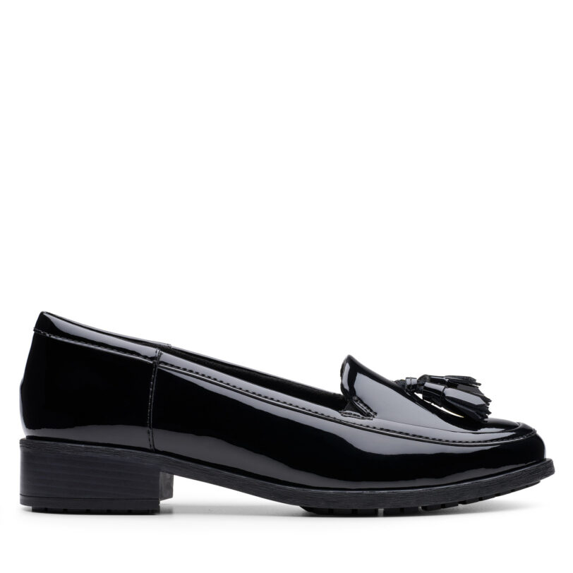 Лоуфъри Clarks Havisham Edge 26178704 Черен цвят на ниска цена