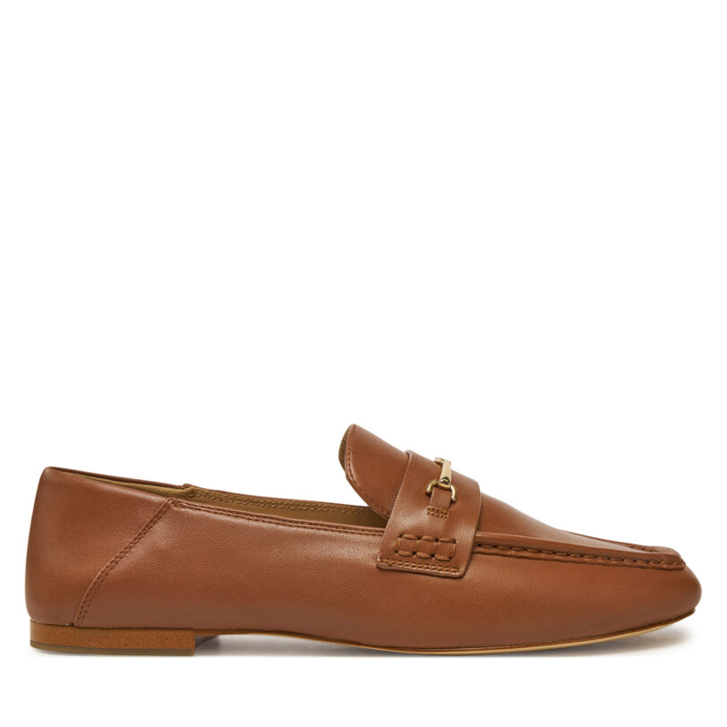 Лоуфъри Michael Kors Lena Loafer 40R5LEFP1L Кафяв цвят на ниска цена