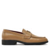Лоуфъри Tommy Hilfiger Th Leather Classic Loafer FW0FW07961 Каки цвят на ниска цена