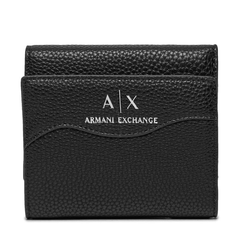 Малък дамски портфейл Armani Exchange 948530 CC783 00020 Черен цвят на ниска цена