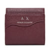 Малък дамски портфейл Armani Exchange 948530 CC783 UA343 Бордо цвят на ниска цена