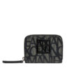 Малък дамски портфейл Armani Exchange XW001608 AF15324 M2008 Черен цвят на ниска цена
