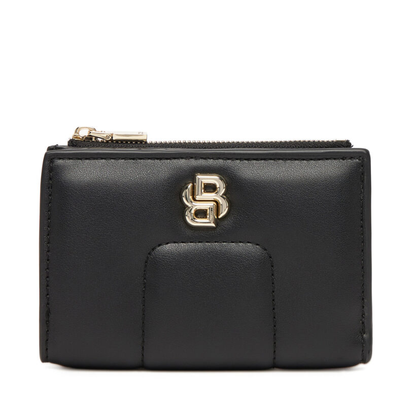 Малък дамски портфейл BOSS 50523669 Черен цвят на ниска цена