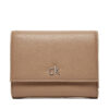 Малък дамски портфейл Calvin Klein Ck Daily Medium Trifold_Pbl K60K612851 Бежов цвят на ниска цена