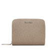 Малък дамски портфейл Calvin Klein Ck Must Aop Md Zip Around W Flap LV04F1037G Бежов цвят на ниска цена