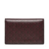 Малък дамски портфейл Calvin Klein Emblem Aop Accordion Cardcase LV04F1083G Бордо цвят на ниска цена