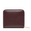 Малък дамски портфейл Calvin Klein Emblem Aop Square Zip Around LV04F1089G Бордо цвят на ниска цена