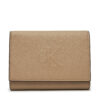 Малък дамски портфейл Calvin Klein Jeans Sculpted Medium Trifold LV04K1078G Бежов цвят на ниска цена